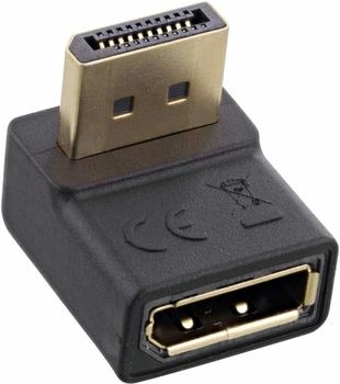 InLine DisplayPort Adapter, Stecker/Buchse, nach oben gewinkelt (17199O)