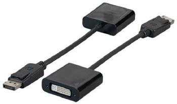 EFB-Elektronik DisplayPort Adapter, DP Stecker auf DVI 24+5 Buchse, Full HD (EB485V2)