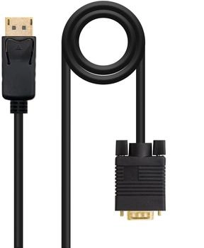 Nanocable Nano DP to VGA Male/Male Converter Cable (1 m) Black