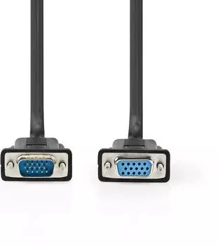 Nedis VGA Male/Male Cable (5 m) Black