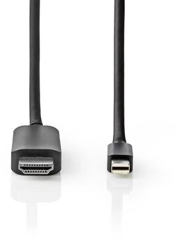Nedis Mini DP 1.4 to HDMI Cable (2 m) Black