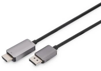 Digitus DP 1.4 to HDMI 2.1 8K/60Hz 4K/144Hz Cable (1.8 m) Black