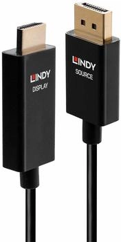 Lindy Active DisplayPort to HDMI HDR Cable (0.5 m) Black