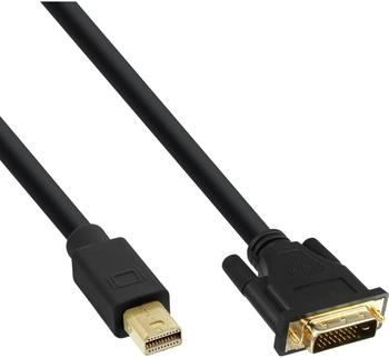 InLine Mini DisplayPort to DVI-D 24+1 Cable (3 m) Black