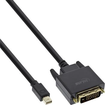 InLine Mini DisplayPort to DVI-D 24+1 Cable (2 m) Black