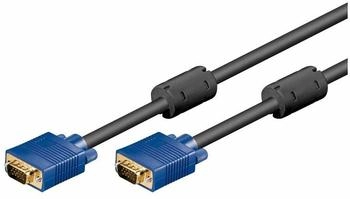 Goobay Full HD SVGA Monitor Cable Gold (1.8 m) Blue/Black