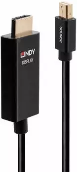 Lindy Active Mini DisplayPort to HDMI Cable with HDR (2m)