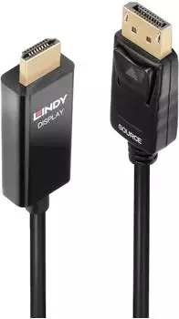 Lindy Active DisplayPort to HDMI Cable with HDR (5m)