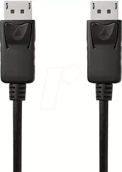 Nedis DisplayPort 1.2 Cable CCGL37010BK30 4K 60 Hz (3 m)
