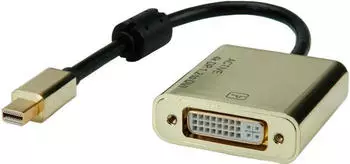 Roline Mini DisplayPort to DVI-D Adapter 12.03.3176 (0,1 m)