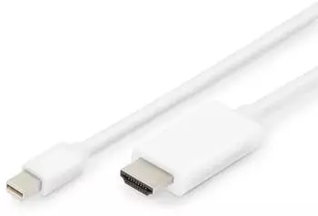Digitus DisplayPort to HDMI Cable UHD 4k/60Hz HDMI 2.0 DisplayPort 1.2 (2m)