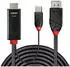 Lindy 41498 DisplayPort HDMI M/M 4K 60 Hz (1m)