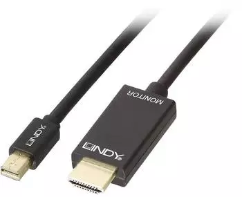 Lindy 36926 Mini DisplayPort HDMI 4K 30 Hz (1m)