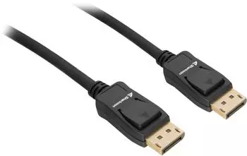 Sharkoon DisplayPort 1.4 Kabel (Stecker > Stecker) 8K, schwarz (4044951036127)
