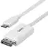 StarTech USB-C zu DisplayPort 1.2 Kabel, bidirektional, 4K 60Hz, 2m, weiß (CDP2DP2MBW)