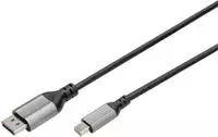 Digitus DisplayPort / Mini-DisplayPort Anschlusskabel DisplayPort Stecker, Mini