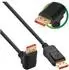 InLine DisplayPort 1.4 Kabel 8K4K, nach unten gewinkelt, 1m (17151U)
