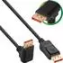 InLine DisplayPort 1.4 Kabel 8K4K, nach unten gewinkelt, 1m (17151U)