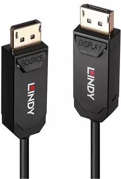 Lindy DisplayPort 2.0 UHBR10 Hybrid-Glasfaserkabel 10m (38520)