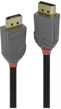 Lindy DisplayPort 1.2 Kabel Anthra Line 10m, schwarz (36486)