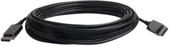 Techly DisplayPort AOC Glasfaserkabel 8K, 50m, schwarz (ICOC-DSP-HY-050)