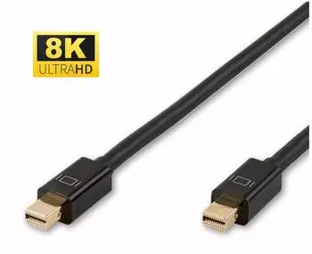 MicroConnect Mini DisplayPort Kabel 2m schwarz (MDPMDP2BV1.4)