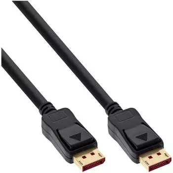 InLine DisplayPort 1.4 Kabel, schwarz, vergoldete Kontakte, 5m (15305)