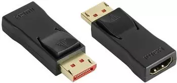 Good Connections DisplayPort 1.4 auf HDMI 2.0 Adapter, schwarz (HDMI-DP14G)