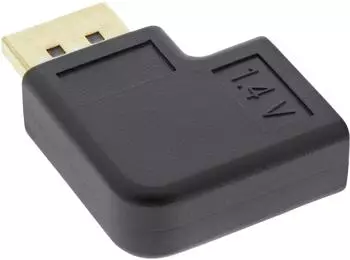 InLine DisplayPort Adapter Stecker/Buchse rechts gewinkelt (17199R)