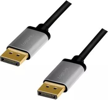 LogiLink DisplayPort-Kabel 1.2, Stecker/Stecker, 5m, schwarz (CDA0103)