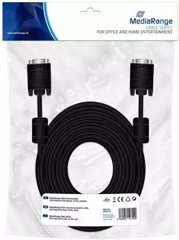 MediaRange VGA-Kabel HD-15 Stecker/Stecker 15m (MRCS112)