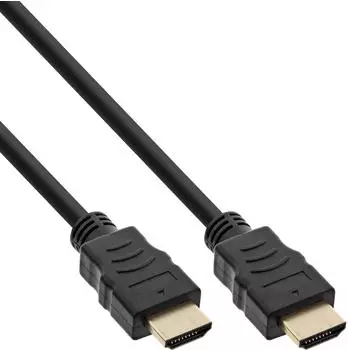 InLine DisplayPort Kabel schwarz, vergoldete Kontakte, 0,3m (17133P)