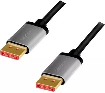 LogiLink DisplayPort 1.4 Kabel, Stecker auf Stecker, 1,0m (CDA0104)