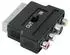 Hama Scart-Adapter Scart-Stecker auf 3x Cinch / S-Video (122238)