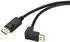 Renkforce DisplayPort Anschlusskabel 0,50m, vergoldet, schwarz (SP-9163724)