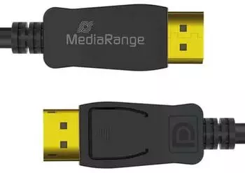 MediaRange DisplayPort Kabel Ver. 2.1, 40Gbps, 2,0m, schwarz (MRCS248)
