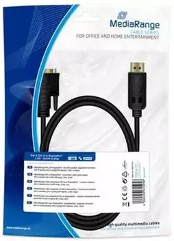 MediaRange MRCS131 DVI-zu-DisplayPort-Kabel, vergoldete Kontakte (MRCS131)