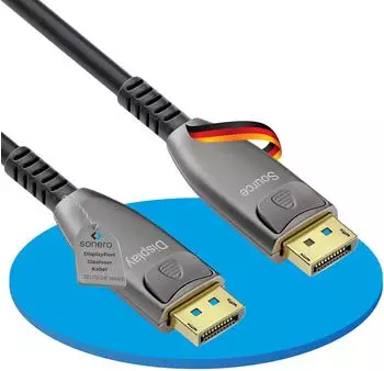 Sonero X-AOC350-250 DisplayPort 1.4 Glasfaser Hybrid Kabel 8K 60Hz, 25m (X-AOC350-250)