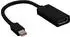 Value Mini-DisplayPort auf HDMI Adapterkabel, 0,15m, schwarz (12.99.3130)