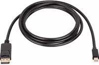 Akyga Anschlusskabel DisplayPort Stecker, Mini DisplayPort Stecker 1.8 m Schwarz