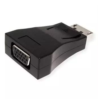 Value Adapter DisplayPort Stecker auf VGA-Buchse, schwarz (12.99.3156)