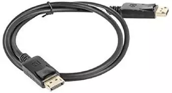 Lanberg DisplayPort 1.1 Kabel 19-Pin Stecker auf Stecker, 1m (CA-DPDP-10CC-0010-BK)