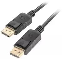 LANBERG Display-Kabel 19 Pin V1.2 0,5 m 4K Schwarz CA-DPDP-10CC-0005-BK