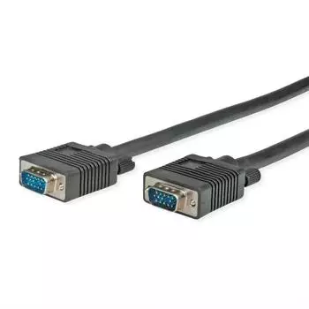 SECOMP VGA-Kabel 2m schwarz, geschirmt (CROS3602)