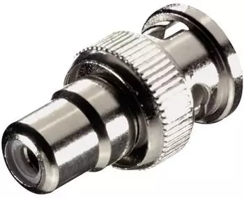 SpeaKa Professional SP-7869892 BNC / Cinch-Adapter [1x BNC-Stecker - 1x Cinch-Buchse] silber (SP-7869892)
