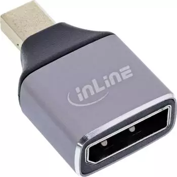 InLine DisplayPort 1.4 Adapter, DisplayPort Buchse / Mini DisplayPort Stecker (17291C)