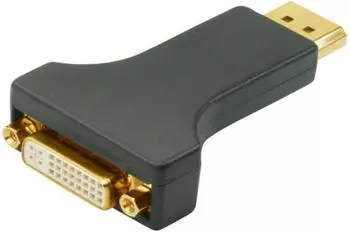 S-Conn Adapter DisplayPort auf DVI (ST-BU), vergoldet (77402)