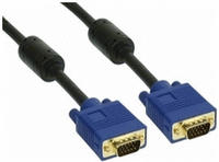 INLINE - S-VGA Kabel Premium - 15pol HD Stecker / Stecker - schwarz - 5m
