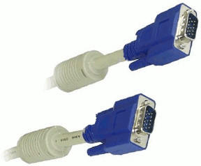 InLine 17717 S-VGA Kabel, 15pol HD St/St, beige (10,0m)