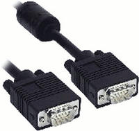 INLINE - S-VGA Kabel - 15pol HD Stecker / Stecker - schwarz - 10m